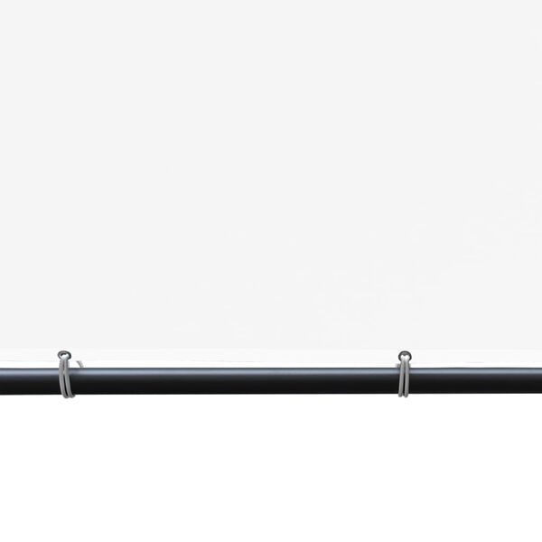 vidaXL Huvimaja tasakatolla 4x4 m valkoinen 180 g/m²