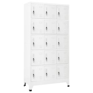 vidaXL Pukukaappi vaaleanharmaa 90x40x180 cm ter&auml;s