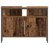 vidaXL Kylpyhuoneen allaskaappi Vanha puu 80 x 30 x 60 cm Tekninen puu