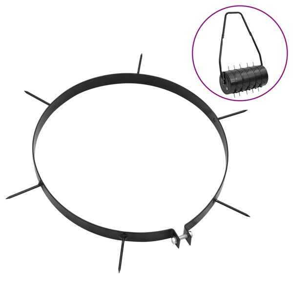vidaXL Nurmikon ilmaajapannat piikeillä 5 kpl Ø 30 cm rauta
