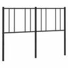 vidaXL Metallinen vaihtop&auml;&auml;ty musta 160 cm