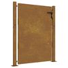 vidaXL Puutarhaportti 100x125 cm Corten-ter&auml;s