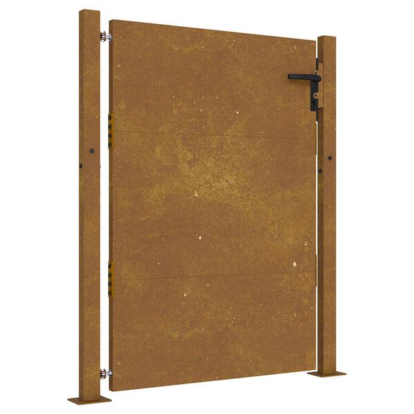 vidaXL Puutarhaportti 100x125 cm Corten-ter&auml;s