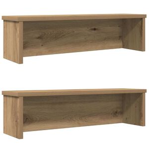 vidaXL Keitti&ouml;telineet Pinottavat 2 kpl Artisan Oak 50x15x16 cm