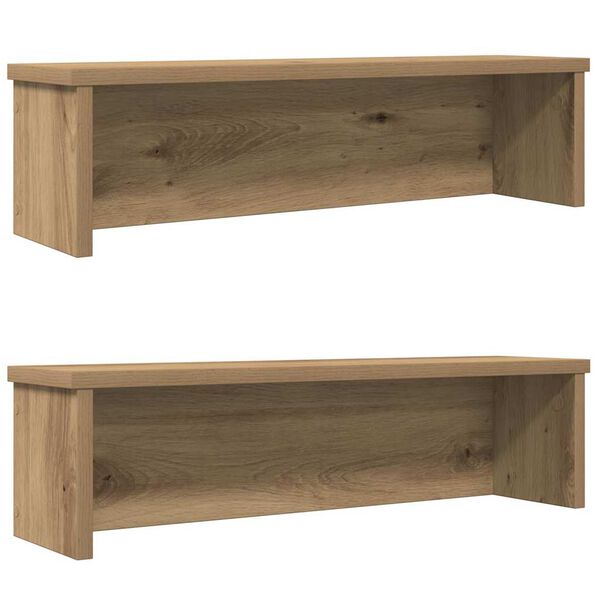 vidaXL Keitti&ouml;telineet Pinottavat 2 kpl Artisan Oak 50x15x16 cm