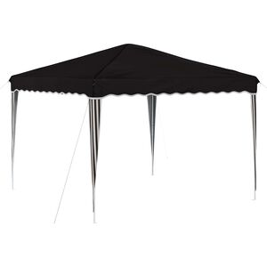vidaXL Pop-up Juhlateltta Musta 288 x 288 x 245 cm Oxford-kangas