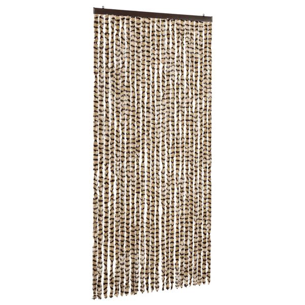 vidaXL Hy&ouml;nteisverho beige ja ruskea 100x220 cm Chenille