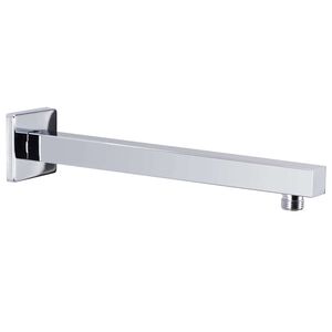 vidaXL Suihkun tukivarsi 201 ruostumaton ter&auml;s hopea 30 cm