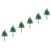 vidaXL Jouluiset kuusi polkuvalot 6 kpl moniv&auml;rinen LED 45 cm PVC