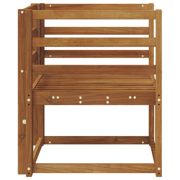 vidaXL Ulkosohva Tihe&auml; akasiapuu Luonnollinen