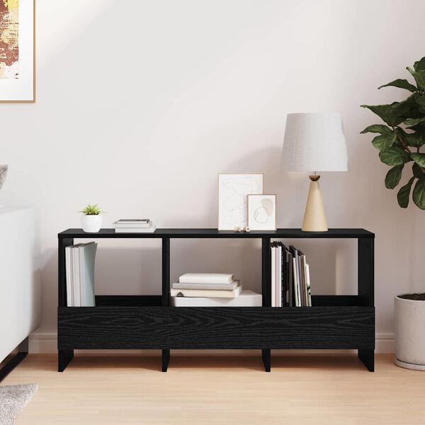 vidaXL Lehtiteline Musta tammi. 102 x 30 x 45 cm