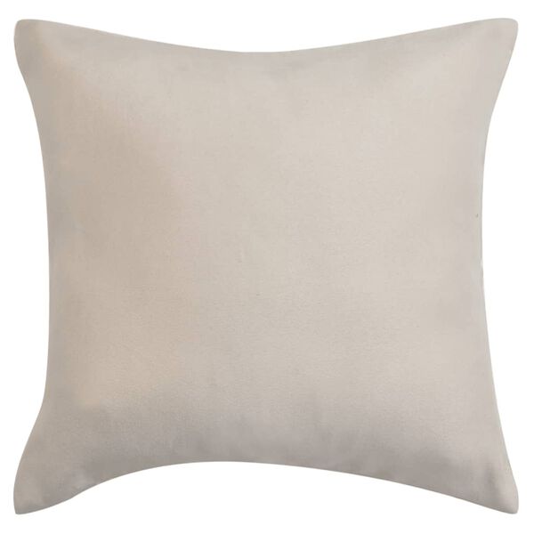 vidaXL Tyynynpäällinen 4 kpl Keinomokka 40x40 cm Beige