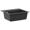 vidaXL Yksialtainen tiskiallas Graniitti 60 x 51 x 30,5 cm Grafiitti