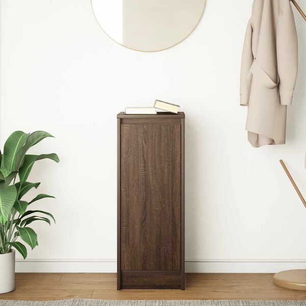 vidaXL Senkki ruskea tammi 29,5x34x76 cm tekninen puu