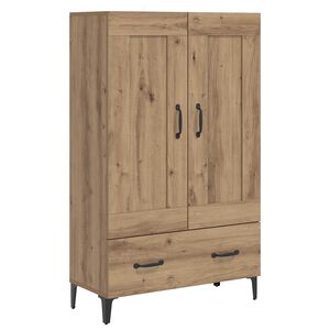 vidaXL Korkea kaappi Artisaanitammi 70 x 31 x 115 cm Tekninen puu