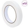vidaXL Maalaustelat 12 pcs Valkoinen 19mm x 50m Paperi