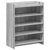vidaXL Kenk&auml;kaappi Harmaa Sonoma 73,5 x 36 x 92 cm Tekninen puu