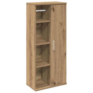 vidaXL Kylpyhuonekaappi rullatelineell&auml; Artisan Oak 39x22x90 cm
