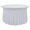 vidaXL Venyv&auml;t p&ouml;yt&auml;liinat 2 kpl helmalla 180 x 74 cm valkoinen