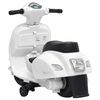 vidaXL S&auml;hk&ouml;toiminen lelumoottoripy&ouml;r&auml; Vespa GTS300 valkoinen