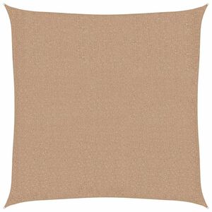 vidaXL Aurinkopurje 160 g/m&sup2; ruskeanharmaa 3x3 m HDPE