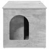 vidaXL Kissatalo Betoni 85 x 55 x 50 cm Tekninen puu