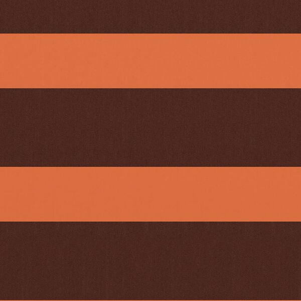 vidaXL Parvekkeen suoja oranssi ja ruskea 90x400 cm Oxford kangas