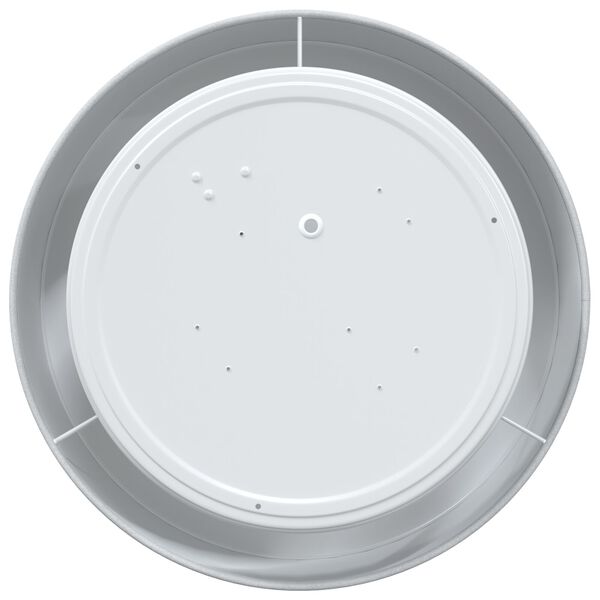 vidaXL Kattovalo Harmaa 30 x 13.5 cm kangas