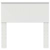vidaXL Päätylevy päätyllä Valkoinen 90 cm Tekninen puu