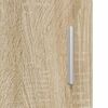 vidaXL puinen kaappi Sonoman tammi 50 x 29 x 100 cm Tekninen puu