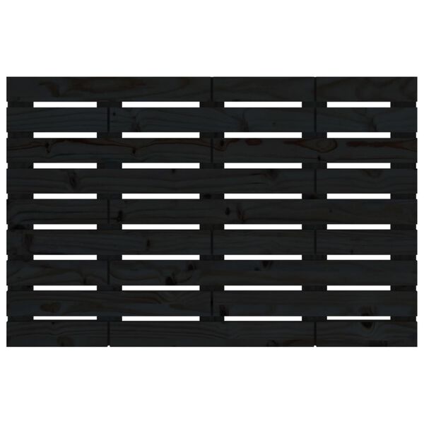 vidaXL S&auml;ngynp&auml;&auml;ty sein&auml;lle musta 106x3x63 cm t&auml;ysi m&auml;nty