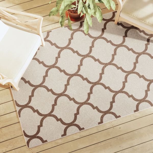 vidaXL Sis&auml;-/ulkomatto lyhyt nukka moniv&auml;rinen 120x180 cm