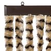 vidaXL Hy&ouml;nteisverho beige ja ruskea 100x220 cm Chenille