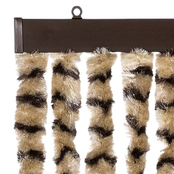 vidaXL Hy&ouml;nteisverho beige ja ruskea 100x220 cm Chenille