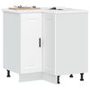 vidaXL Keittiön kulmakaappi Porto valkoinen tekninen puu