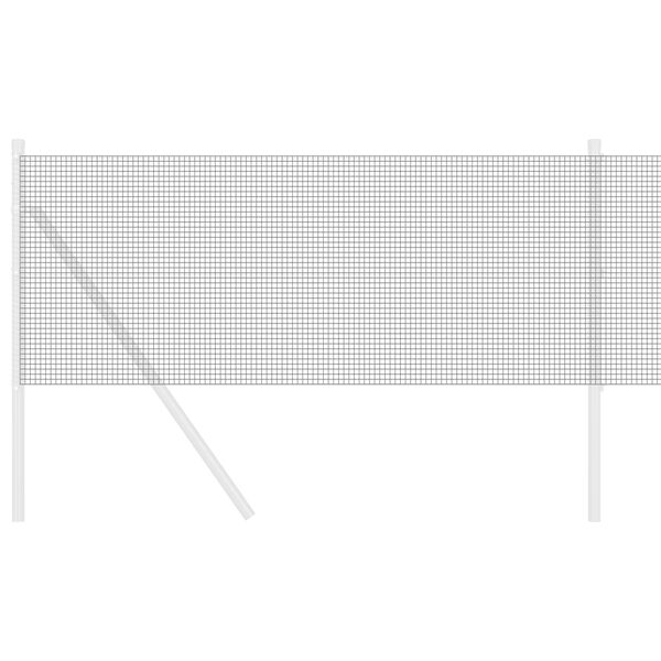 vidaXL Hitsattu lankaa Harmaa 0,6 x 10 m Teräs