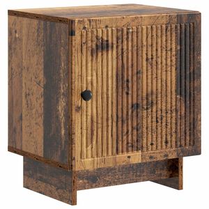 vidaXL Y&ouml;p&ouml;yt&auml;kaappi Vanha puu 43 x 34,5 x 50 cm Tekninen puu