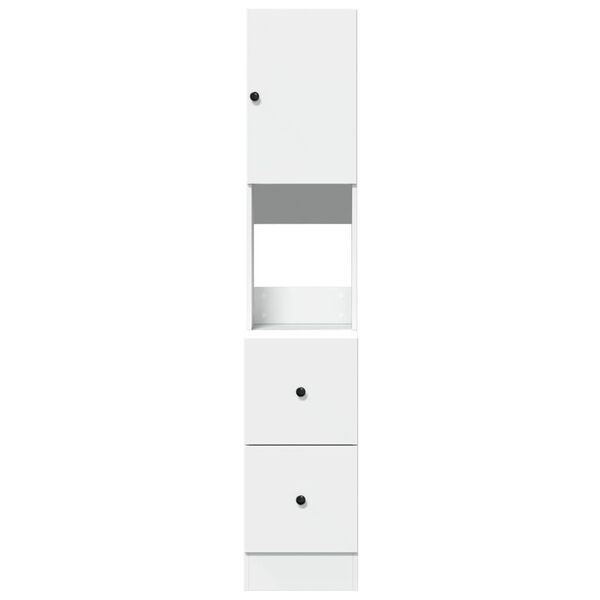 vidaXL Keittiökaappi valkoinen 35x50x180 cm tekninen puu