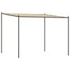 vidaXL Katos beige 3x3 m 180 g/m&sup2; kangas ja ter&auml;s