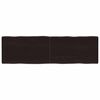 vidaXL P&ouml;yt&auml;levy ruskea 140x40x(2-4)cm k&auml;sitelty t&auml;ystammi el&auml;v&auml; reuna
