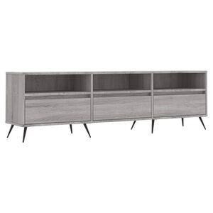 vidaXL TV-taso harmaa Sonoma 150x30x44,5 cm tekninen puu