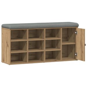 vidaXL kenk&auml;penkki Artisan Oak 102x32x50 cm Engineered Wood