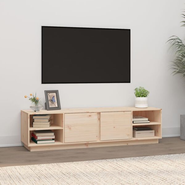 vidaXL TV-taso 156x40x40 cm täysi mänty