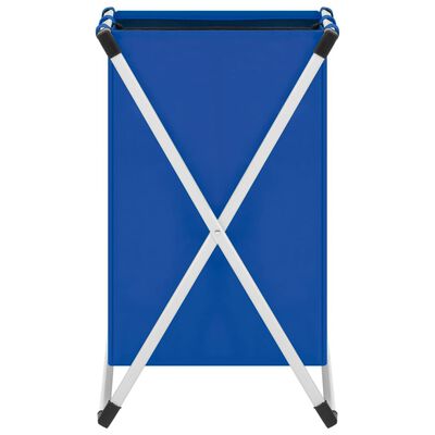 vidaXL 2-osainen pyykkikori sininen
