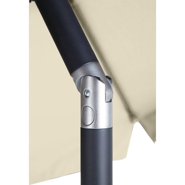 Madison Puutarha-aurinkovarjo Lanzarote 250 cm pyöreä ecru