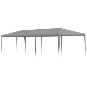 vidaXL Juhlateltta Vaaleanharmaa 900 x 300 x 255 cm PE ja ter&auml;s