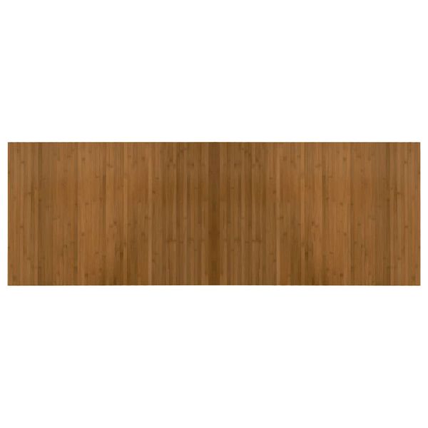 vidaXL Matto suorakaide ruskea 70x200 cm bambu