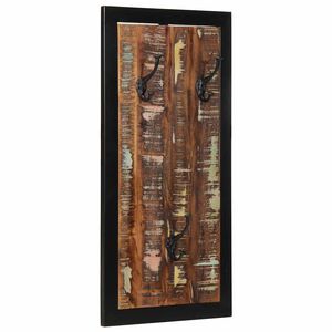 vidaXL-naulakko Moniv&auml;rinen 40x2x80 cm Massiivipuu kierr&auml;tetty