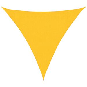 vidaXL Aurinkopurje 160 g/m&sup2; keltainen 3,6x3,6x3,6 m HDPE