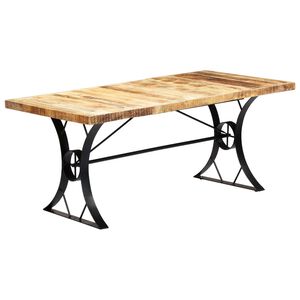 vidaXL Ruokap&ouml;yt&auml; 180x90x76 cm t&auml;ysi mangopuu